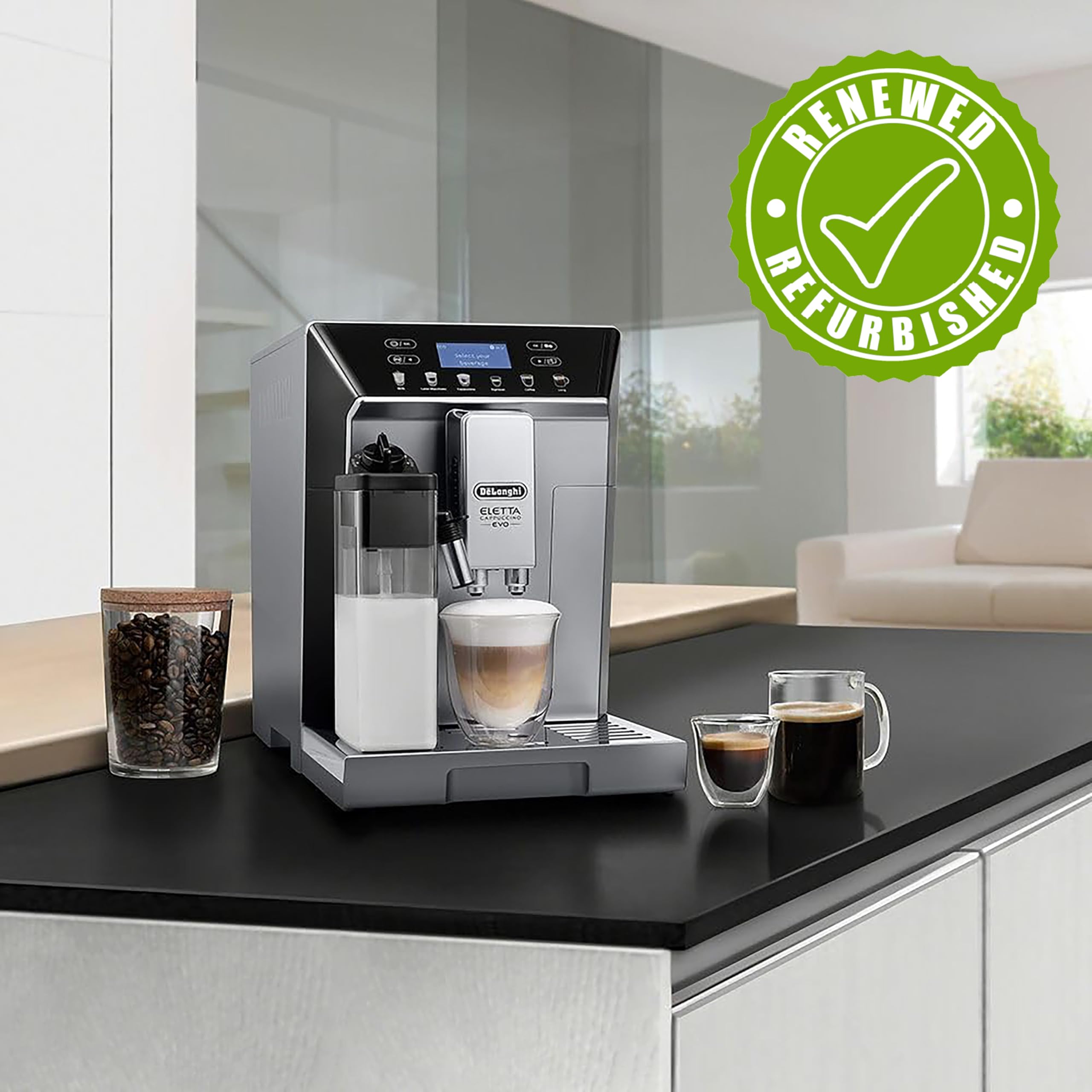 Amazon.com: De'Longhi Eletta Cappuccino Evo, Silver, ECAM46860S